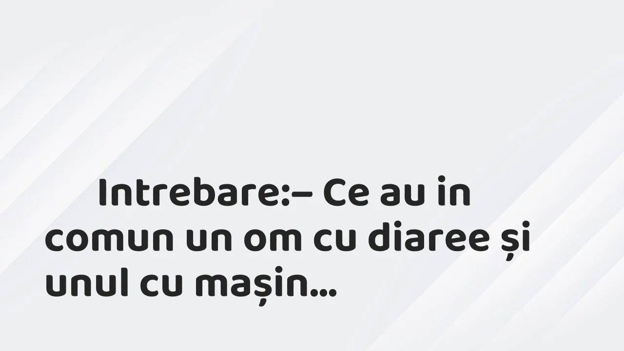 Banc: — Băi, mi-am luat mașină electrică!