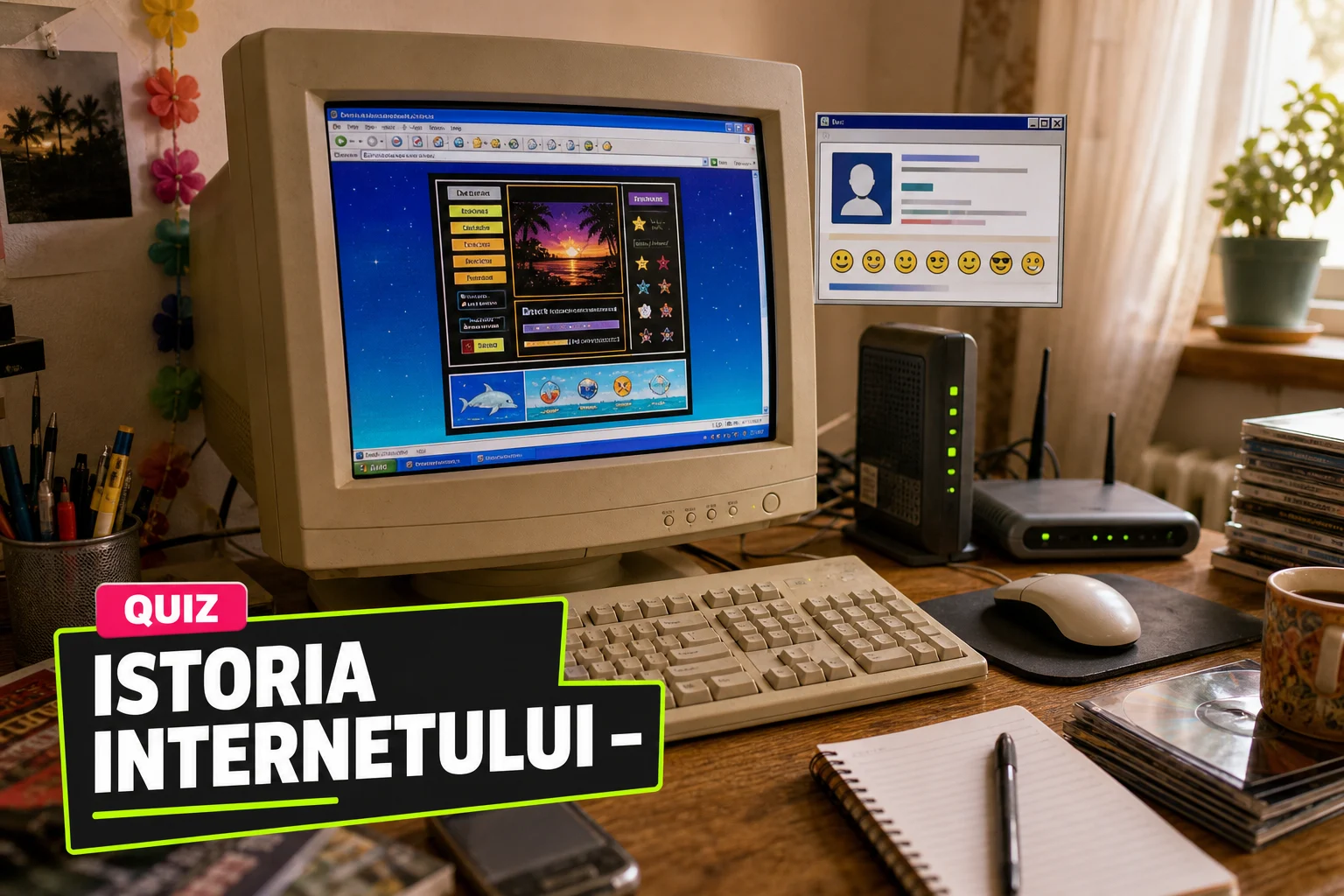 Istoria internetului – quiz: mai știi ce era Hi5, GeoCities sau un „lurker”?