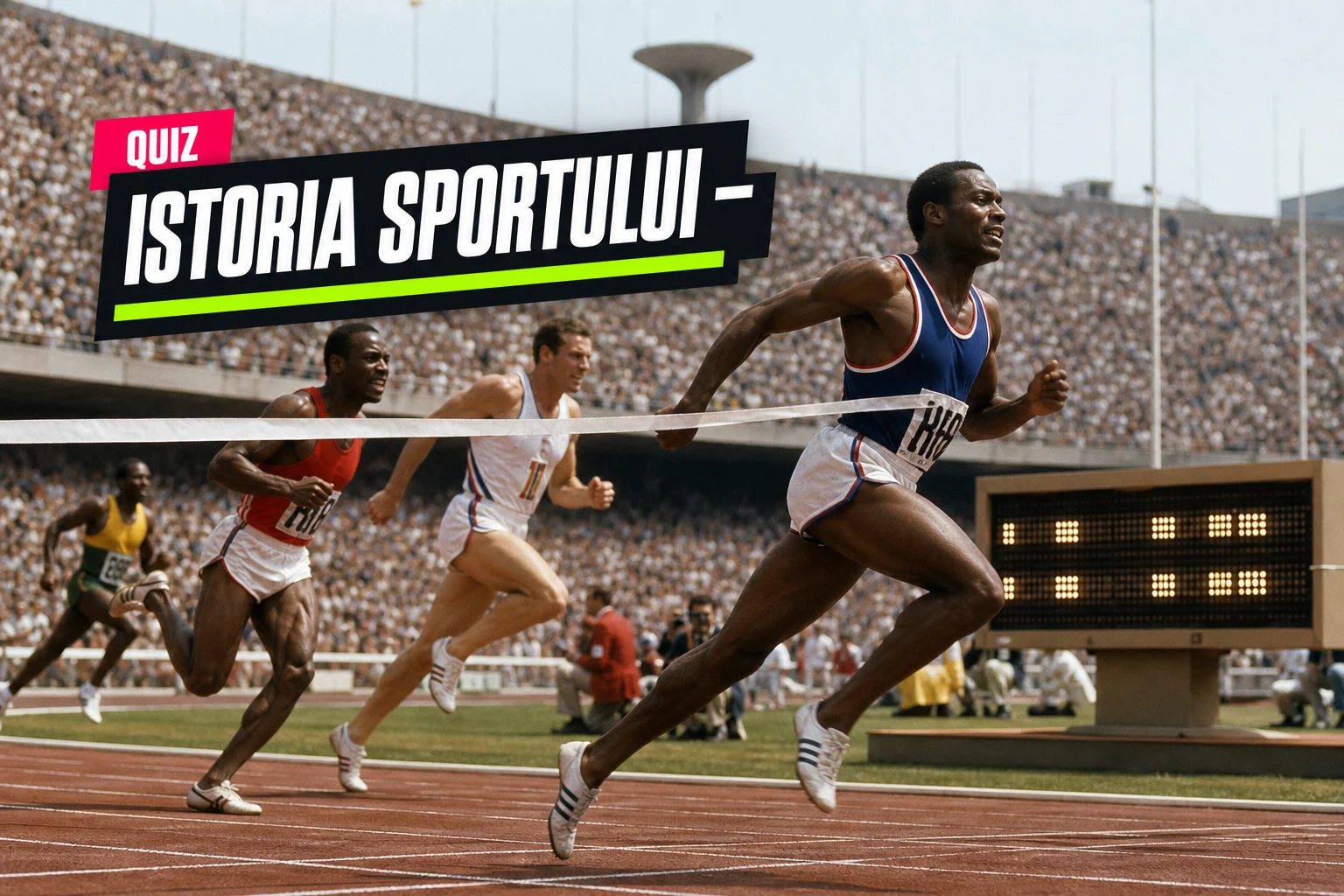 Istoria sportului – quiz: poți pune numele corect pe premiere, recorduri și finale?
