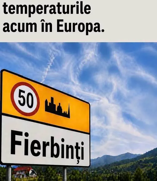 Temperaturile acum în Europa...