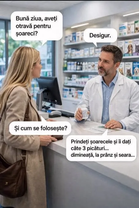 Bună ziua, aveți otravă pentru șoareci?