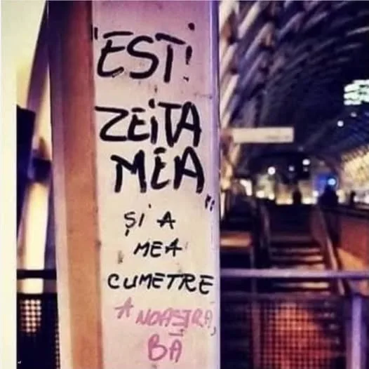 Ești: zeita mea și a me' cumetre a noastră, bă