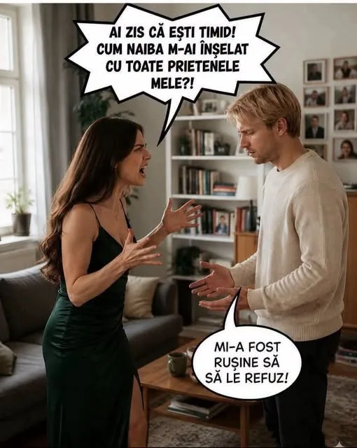 Ai zis că ești timid! Cum naiba m-ai înșelat cu toate prietenele mele?!