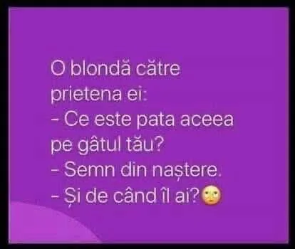 O blondă către prietena ei...