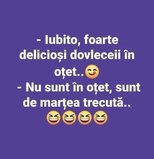 Iubito, foarte delicioși dovleceii în oțet...