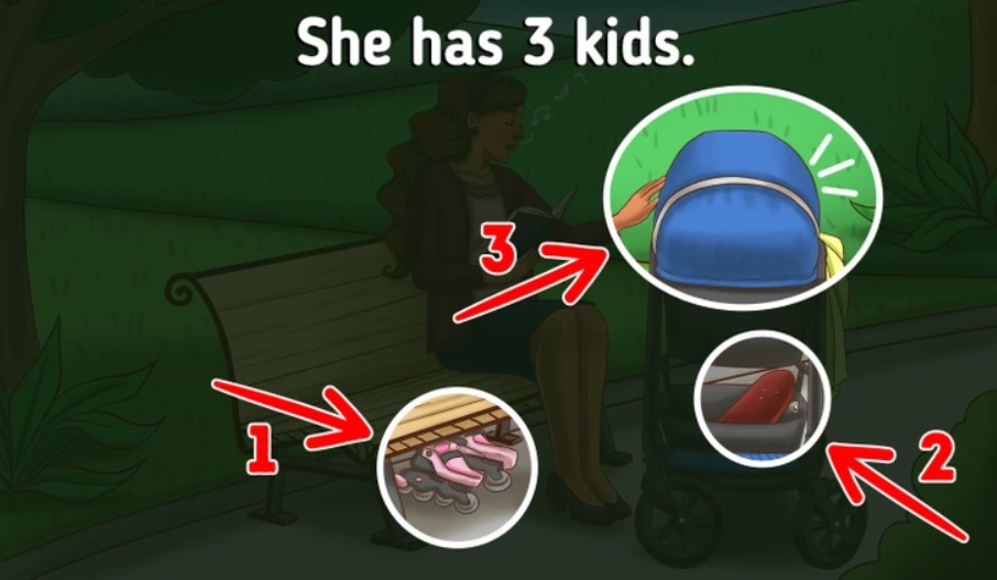 fejtoro-hany-gyerek | Marie Claire Puzzle asking how many children the woman has in total