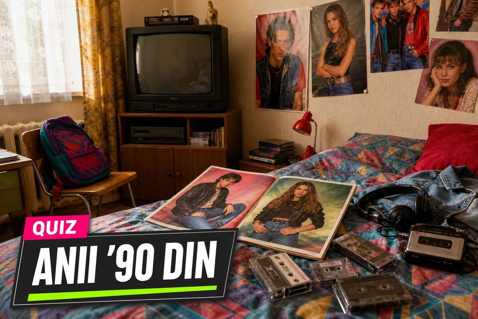 Anii ’90 din România – quiz: de la Bravo la Telejurnalul, faci 7 răspunsuri corecte?