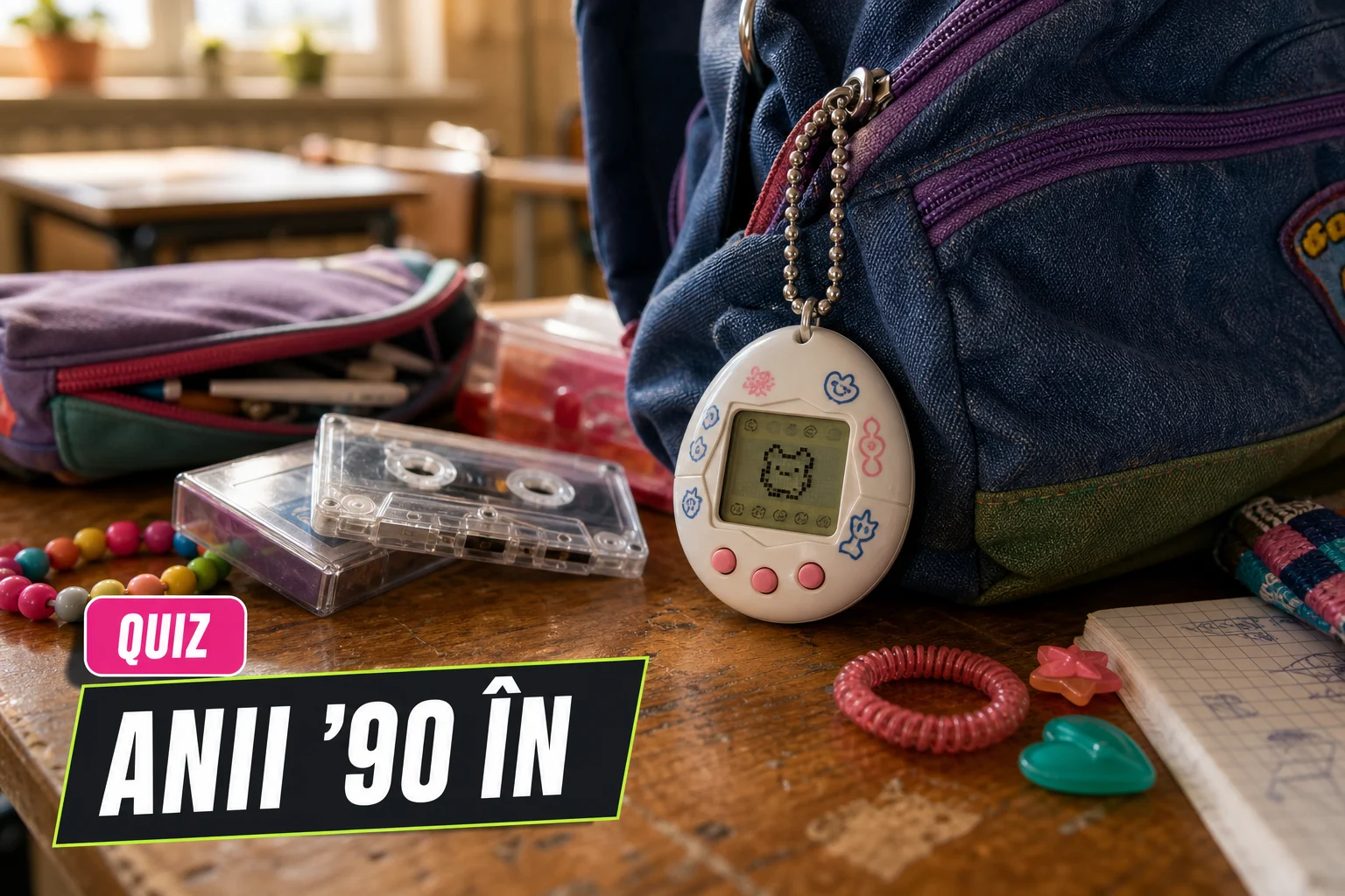 Anii ’90 în România – quiz: de la Bravo la Tamagotchi, obții 6/8?