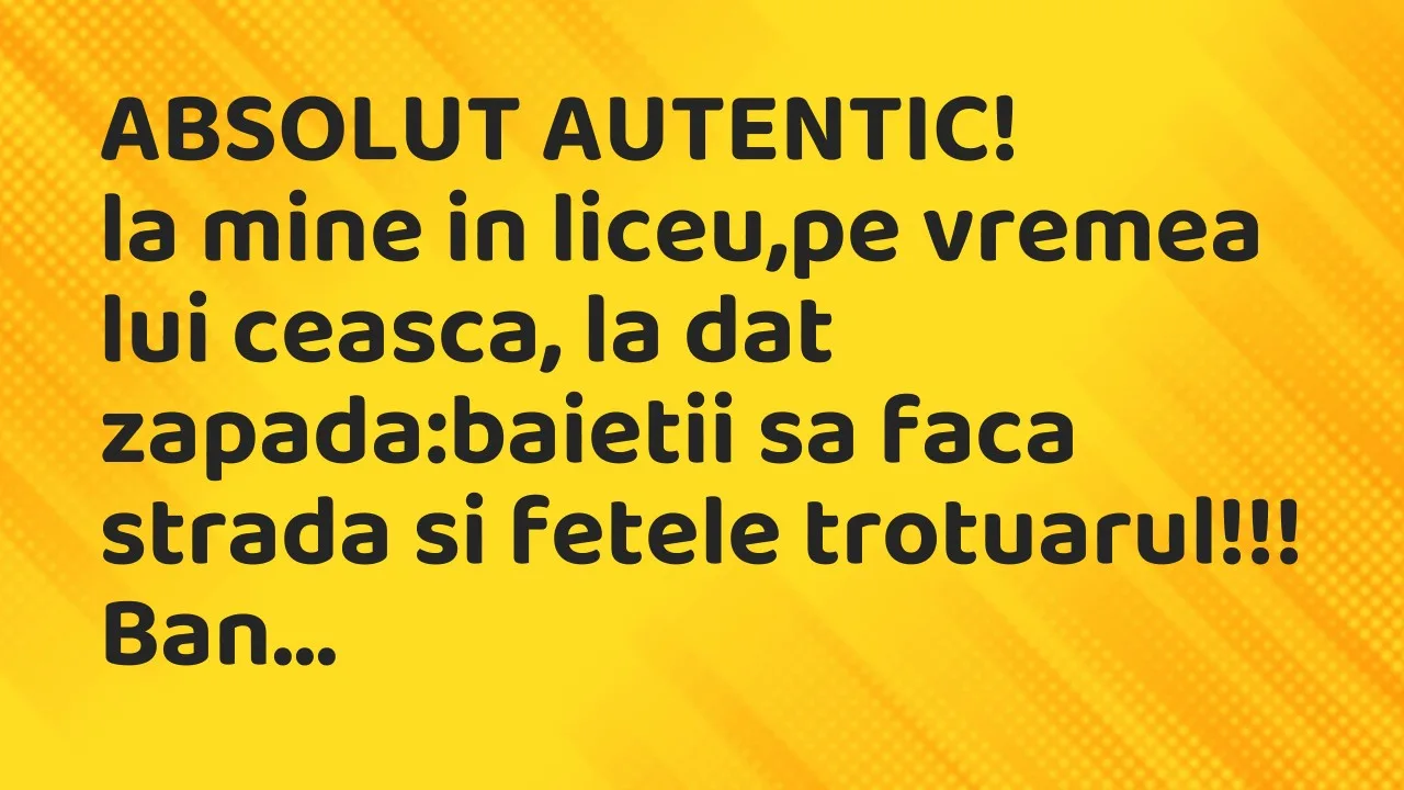 Banc: ABSOLUT AUTENTIC…