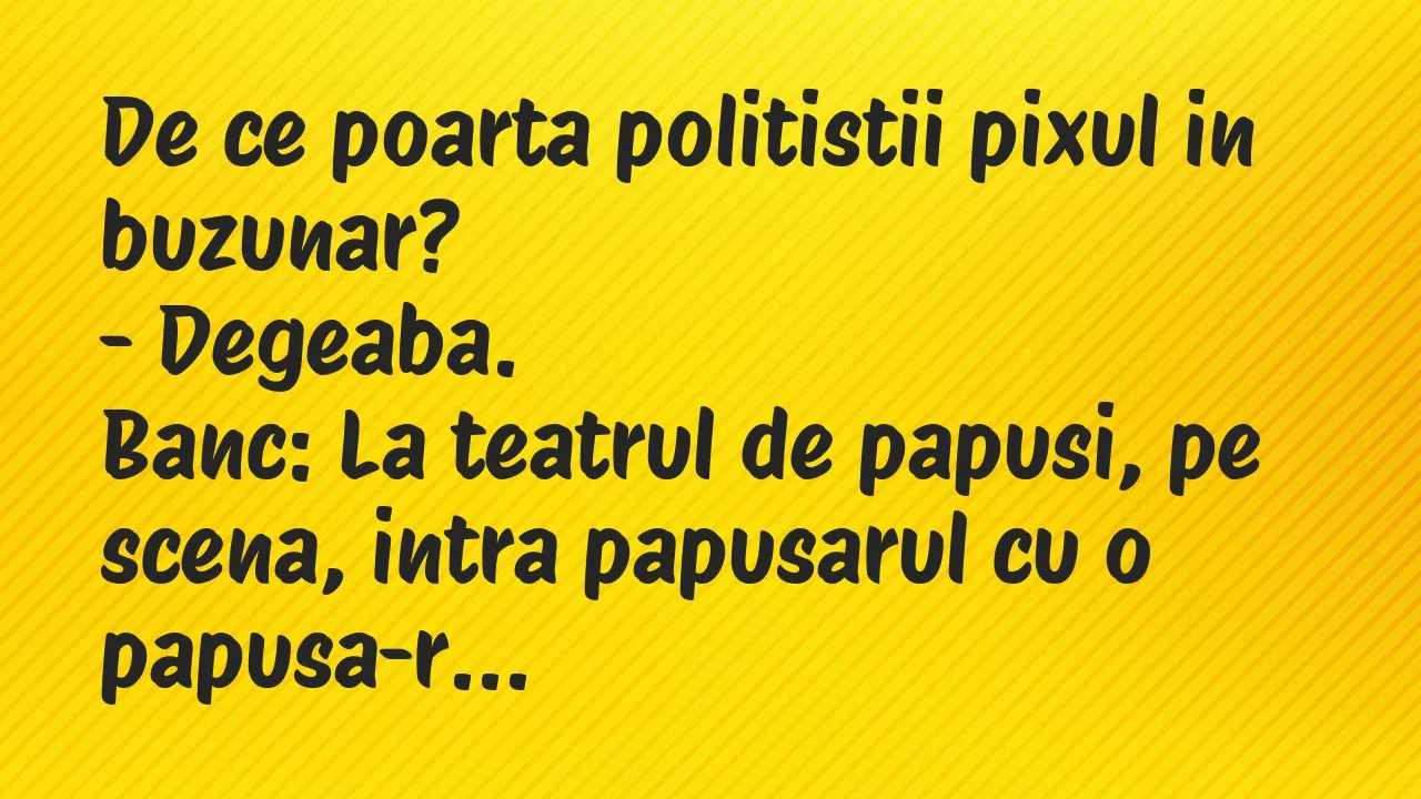 Banc: De ce poarta politistii pixul in buzunar?