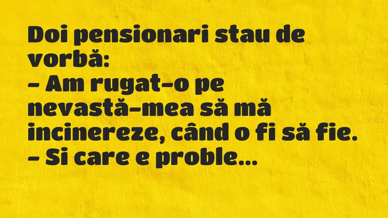 Banc: Doi pensionari stau de vorbă…