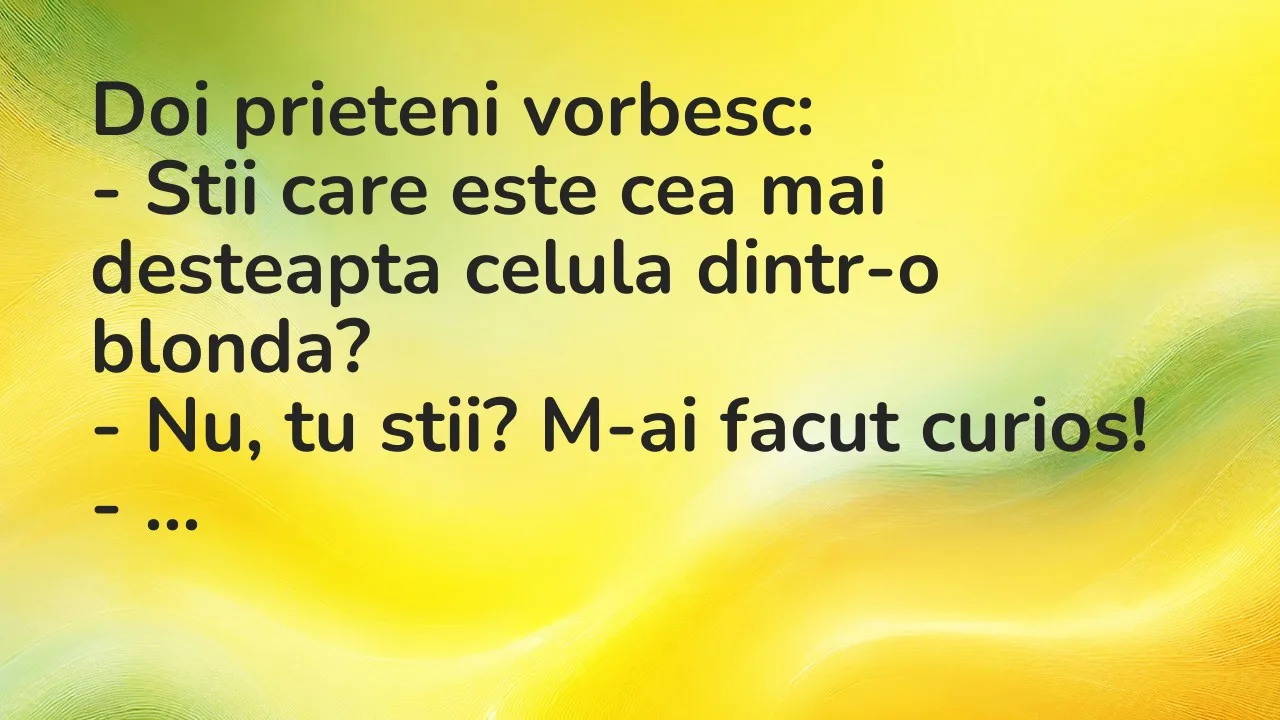 Banc: Doi prieteni vorbesc…