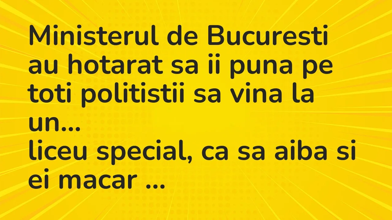 Banc: Ministerul de Bucuresti au hotarat sa ii puna pe toti politistii sa…