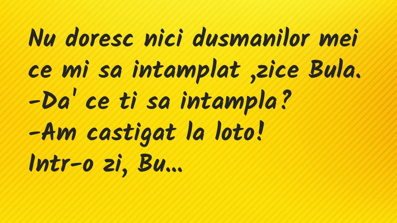 Banc: Nu doresc nici dusmanilor mei ce mi sa intamplat ,zice Bula…