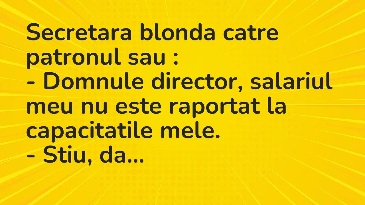 Banc: Secretara blonda catre patronul sau…