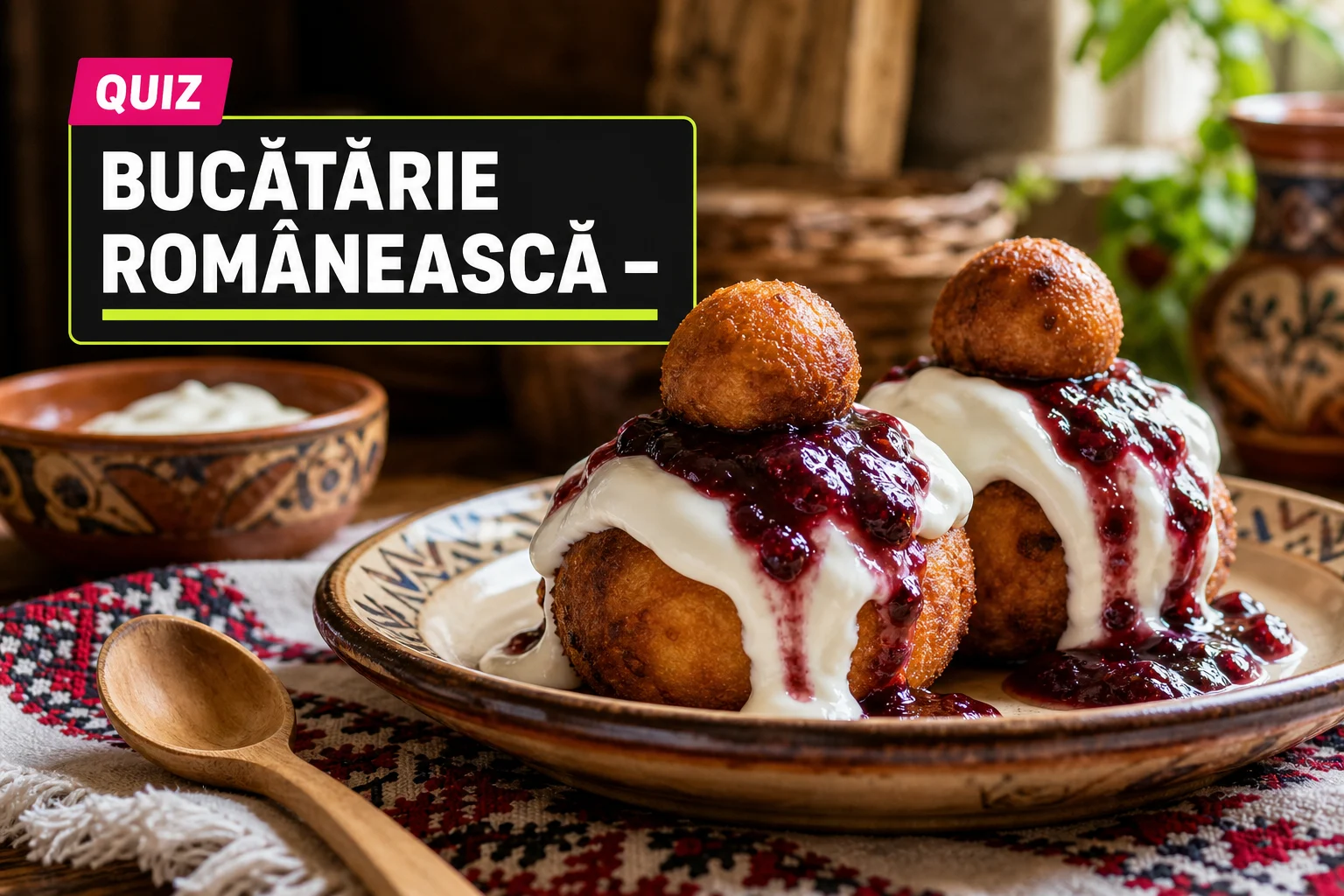 Bucătărie românească – quiz: mai știi ce deosebește borșul, micii și piftia?