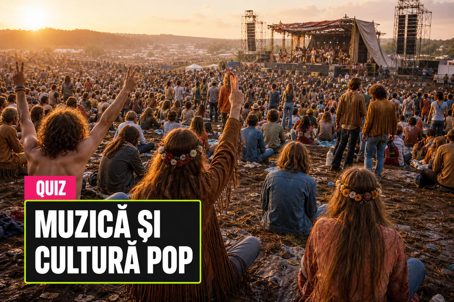 Muzică și cultură pop – quiz: de la „Thriller” la Woodstock, le pui în contextul corect?