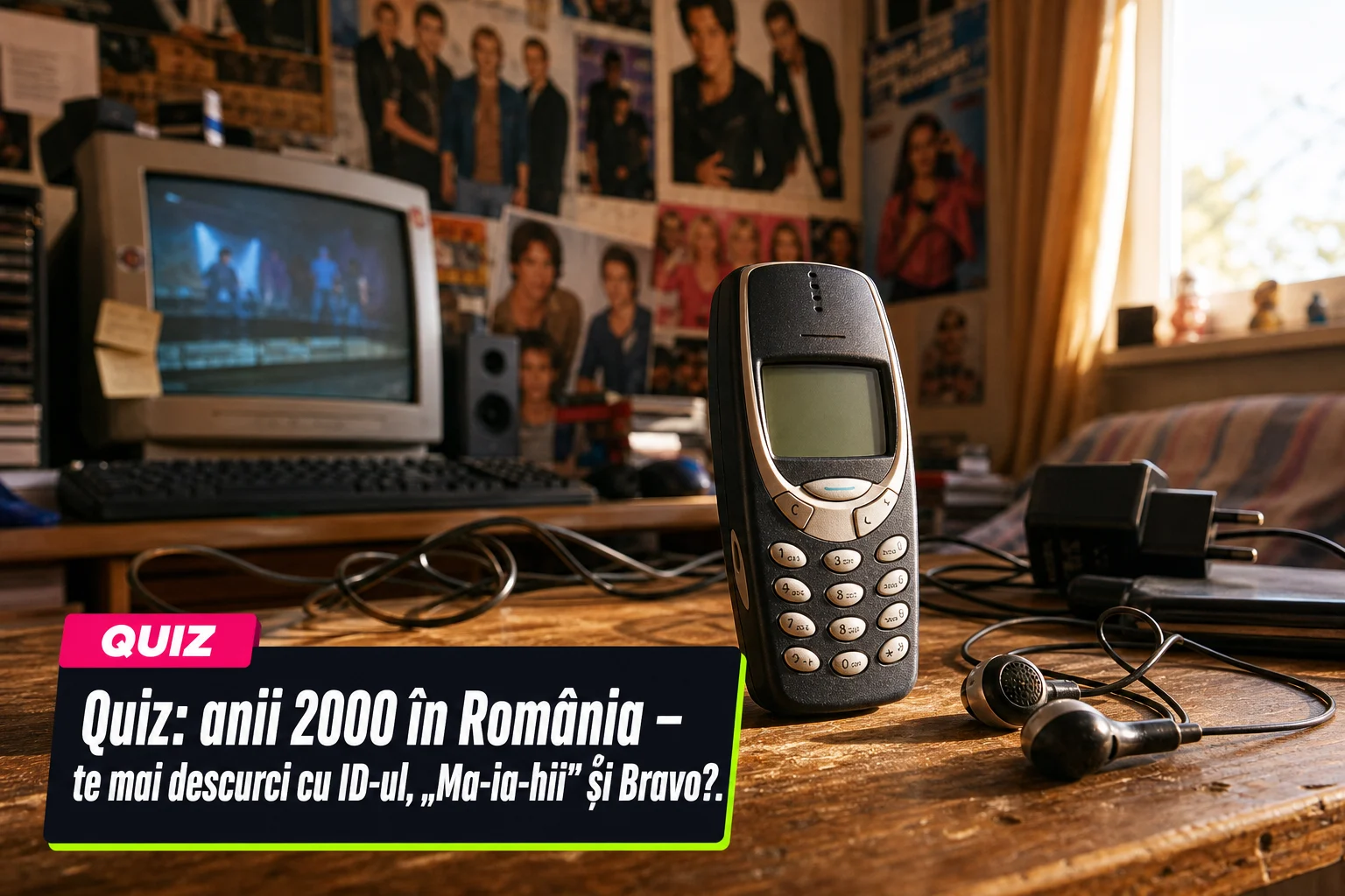 Quiz: anii 2000 în România – te mai descurci cu ID-ul, „Ma-ia-hii” și Bravo?