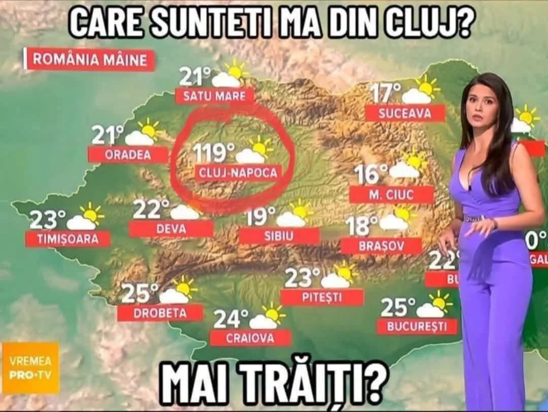 Care sunteți ma din Cluj?