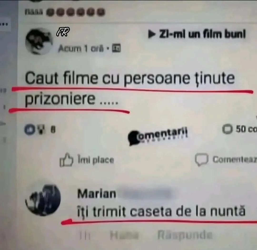 Caut filme cu persoane ținute prizoniere...