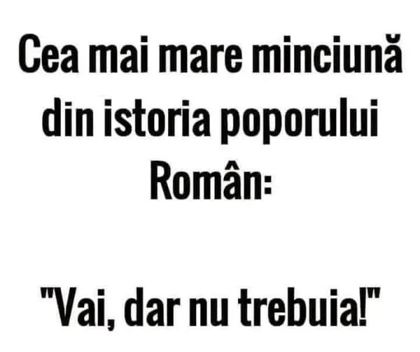 Cea mai mare minciună din istoria poporului Român...