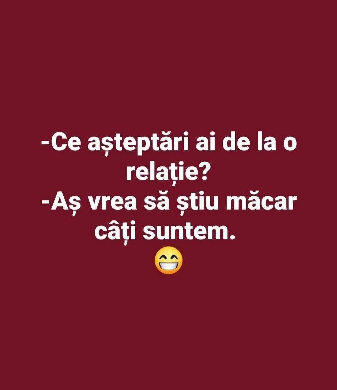 Ce așteptări ai de la o relație?