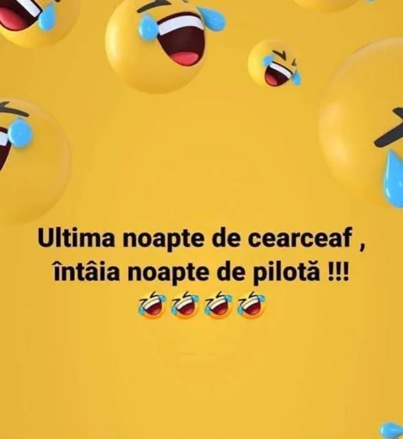 Ultima noapte de cerceaf, întâia noapte de pilotă