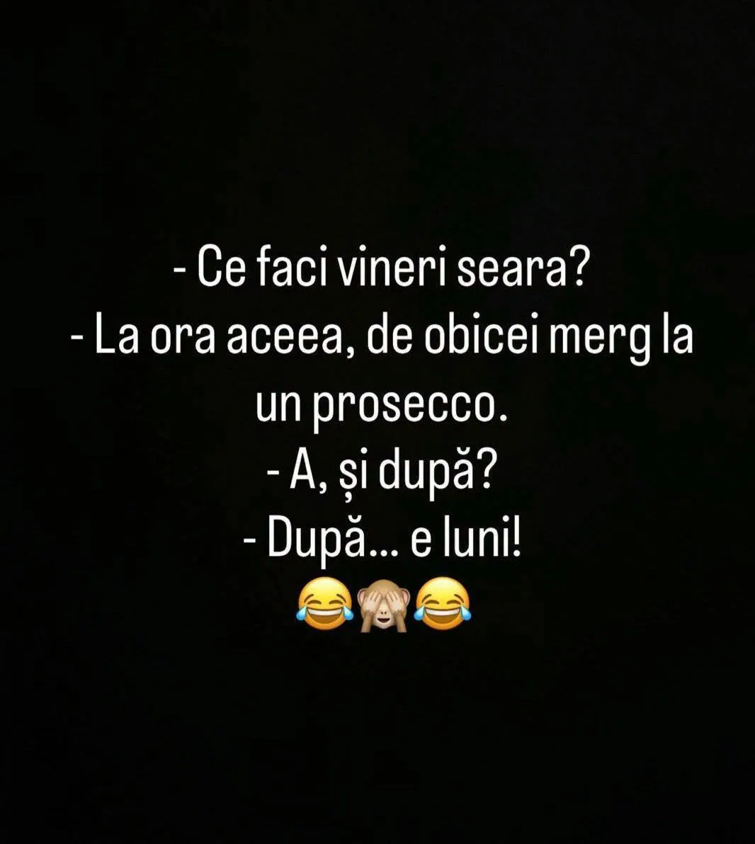 Ce faci vineri seara?