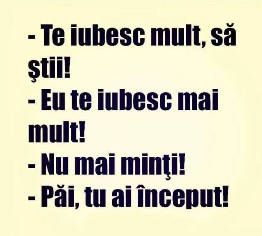Te iubesc mult, să știi!