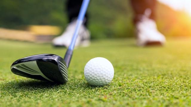 The answer is a golf ball.