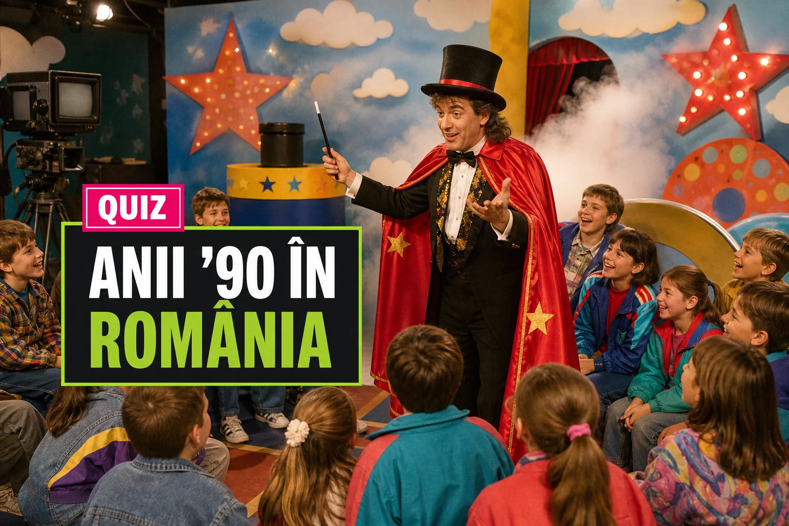 Anii ’90 în România – quiz: obții 5/8 din televiziune, muzică și presa vremii?