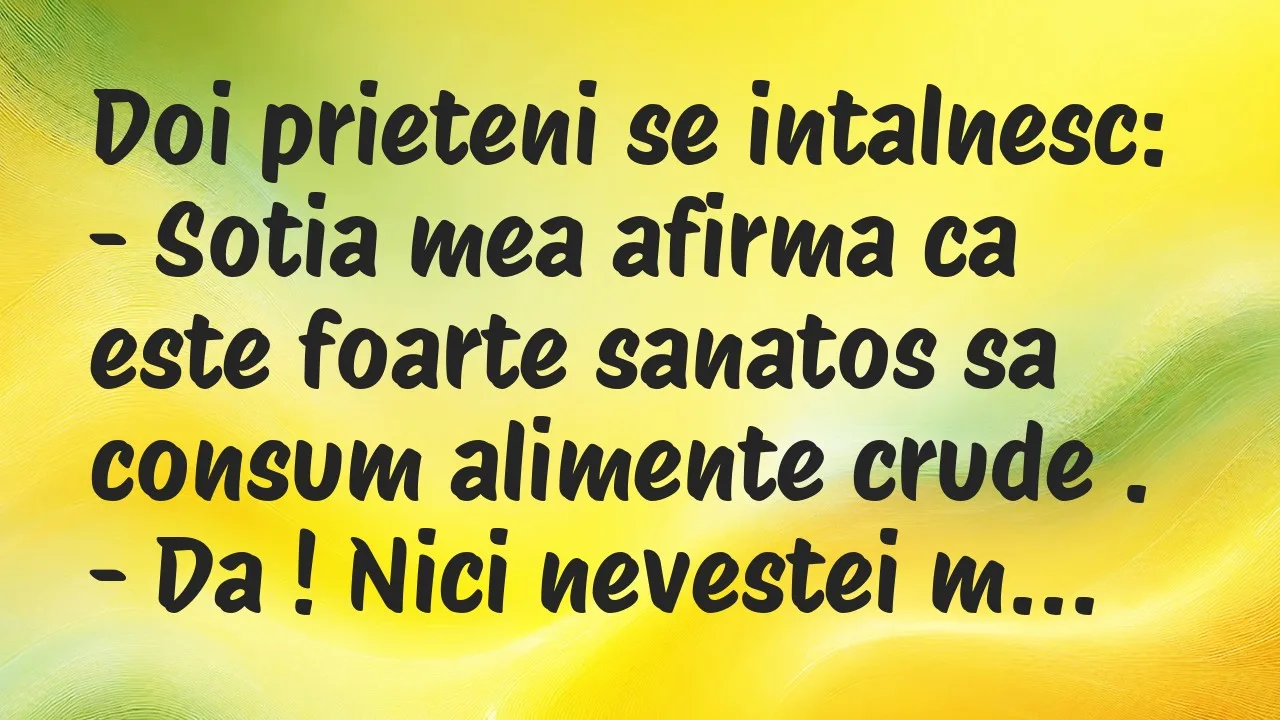 Banc: Doi prieteni se intalnesc…