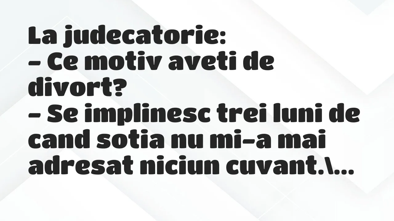 Banc: La judecatorie…
