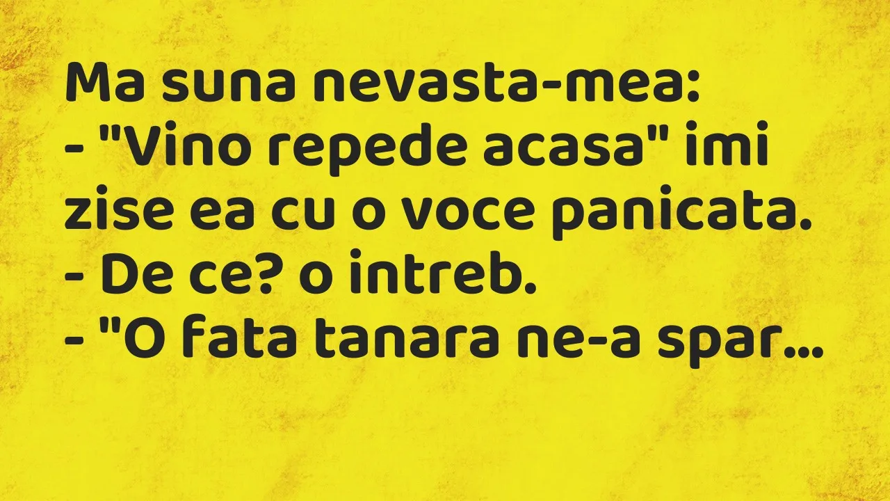 Banc: Ma suna nevasta-mea…
