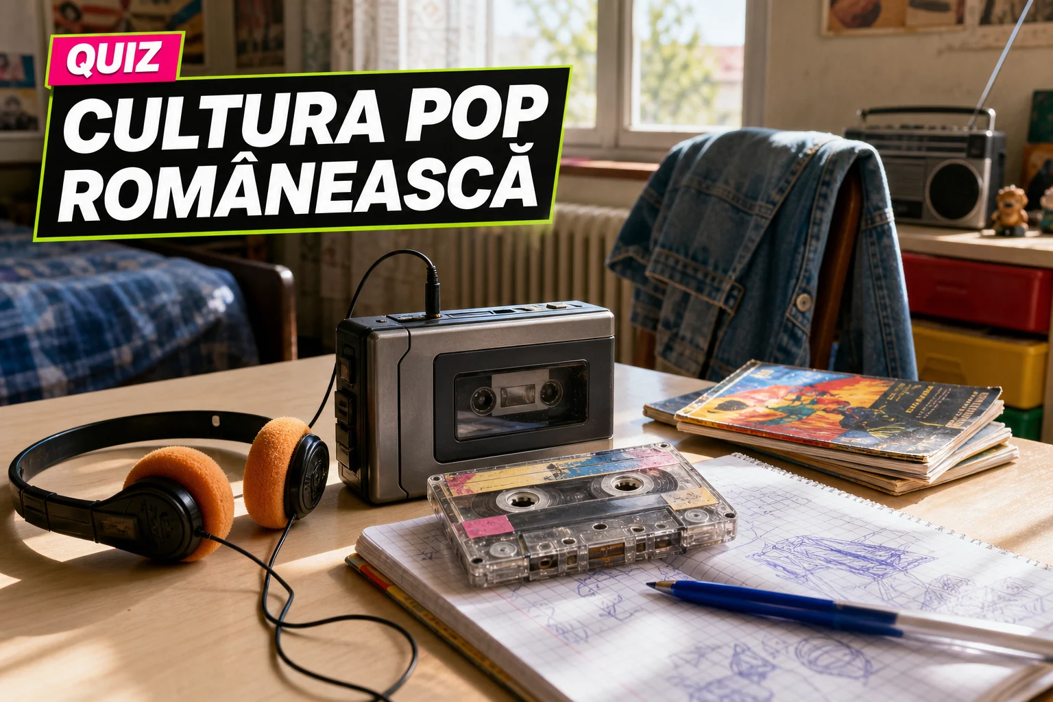 Cultura pop românească – quiz: ți se încurcă Phoenix, walkmanul și Cutezătorii?