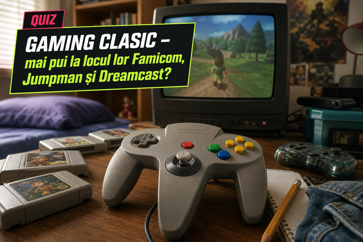 Gaming clasic – quiz: mai pui la locul lor Famicom, Jumpman și Dreamcast?