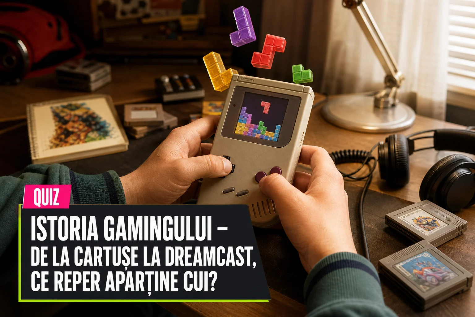 Istoria gamingului – quiz: de la cartușe la Dreamcast, ce reper aparține cui?