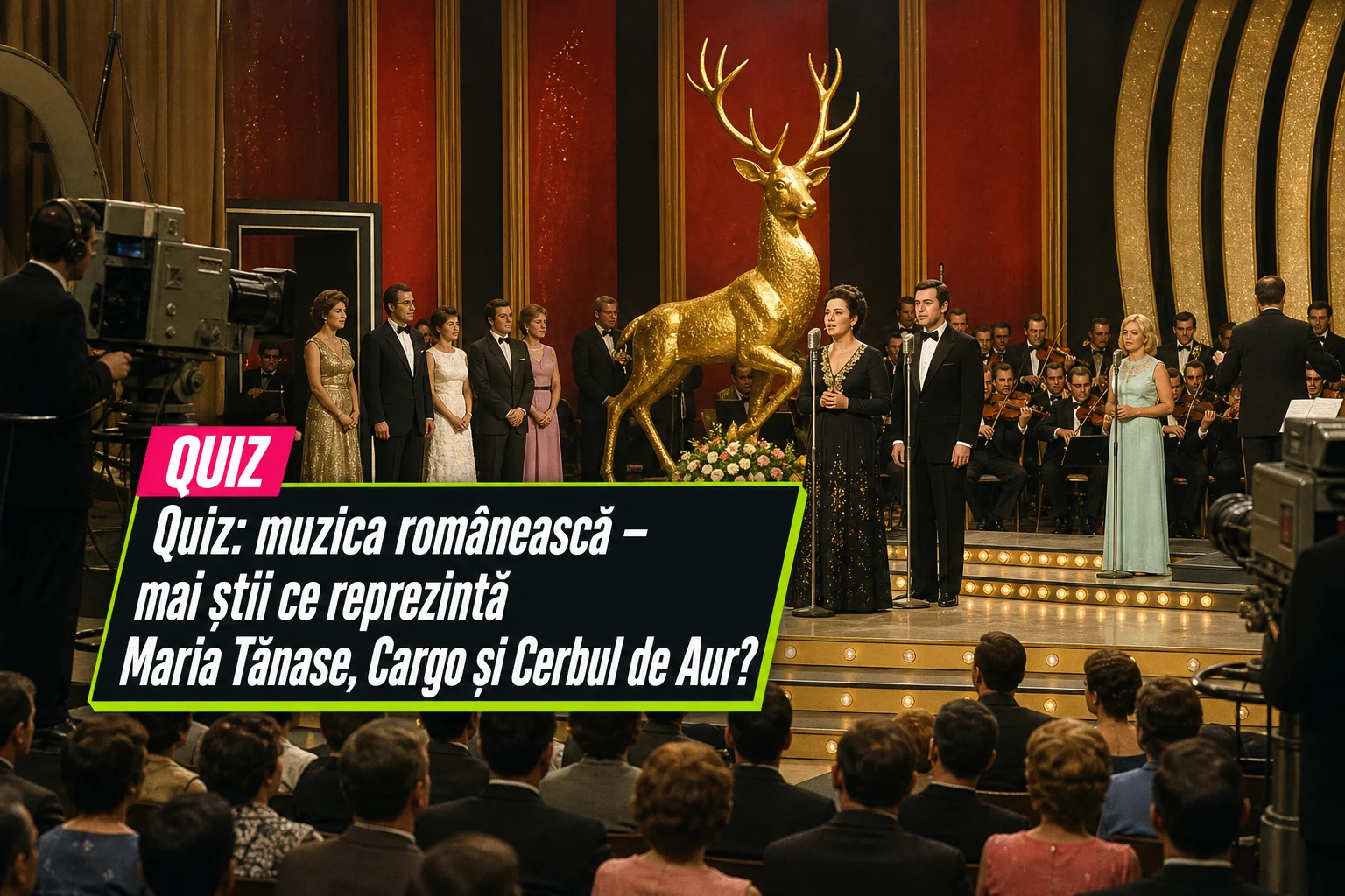 Quiz: muzica românească – mai știi ce reprezintă Maria Tănase, Cargo și Cerbul de Aur?