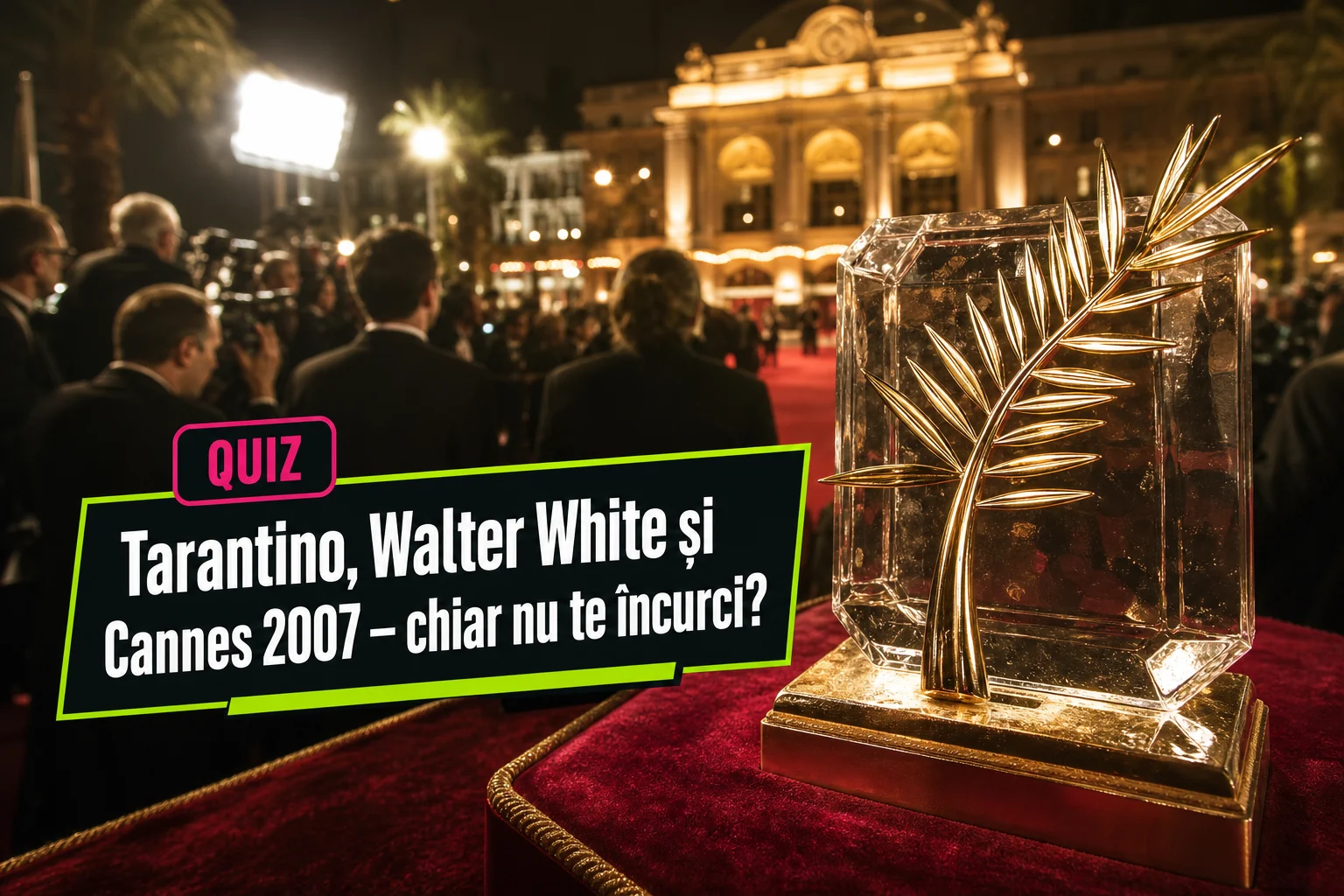 Quiz: Tarantino, Walter White și Cannes 2007 – chiar nu te încurci?