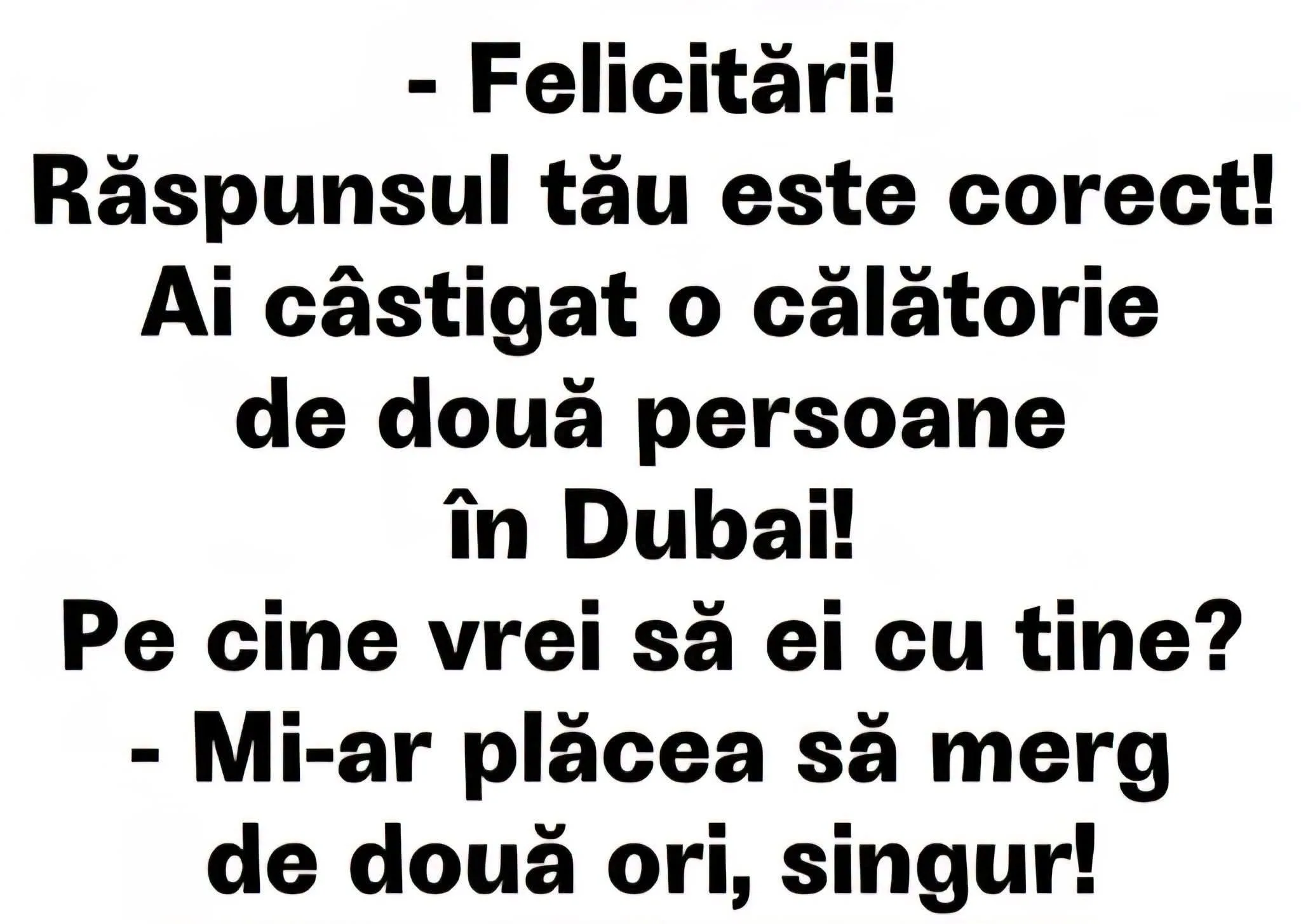 Felicitări! Răspunsul tău este corect!