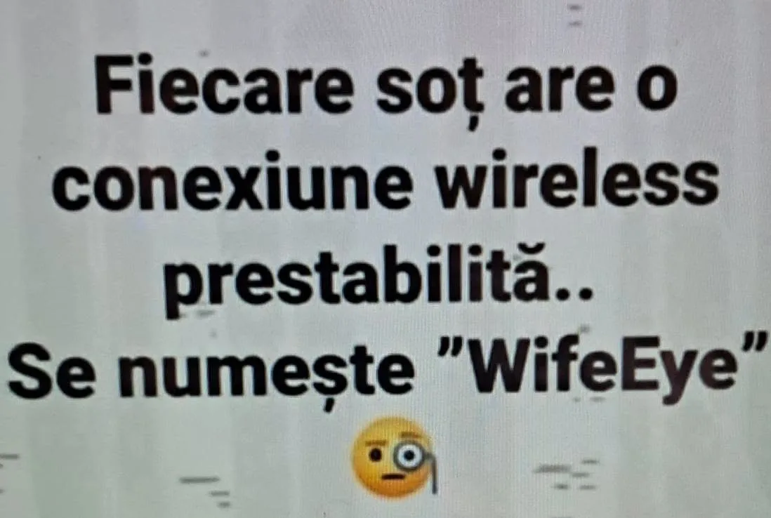Fiecare soț are o conexiune wireless prestabilită...