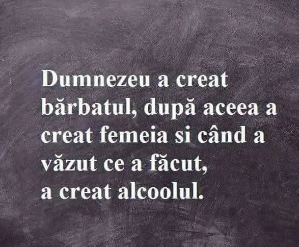 Dumnezeu a creat bărbatul...
