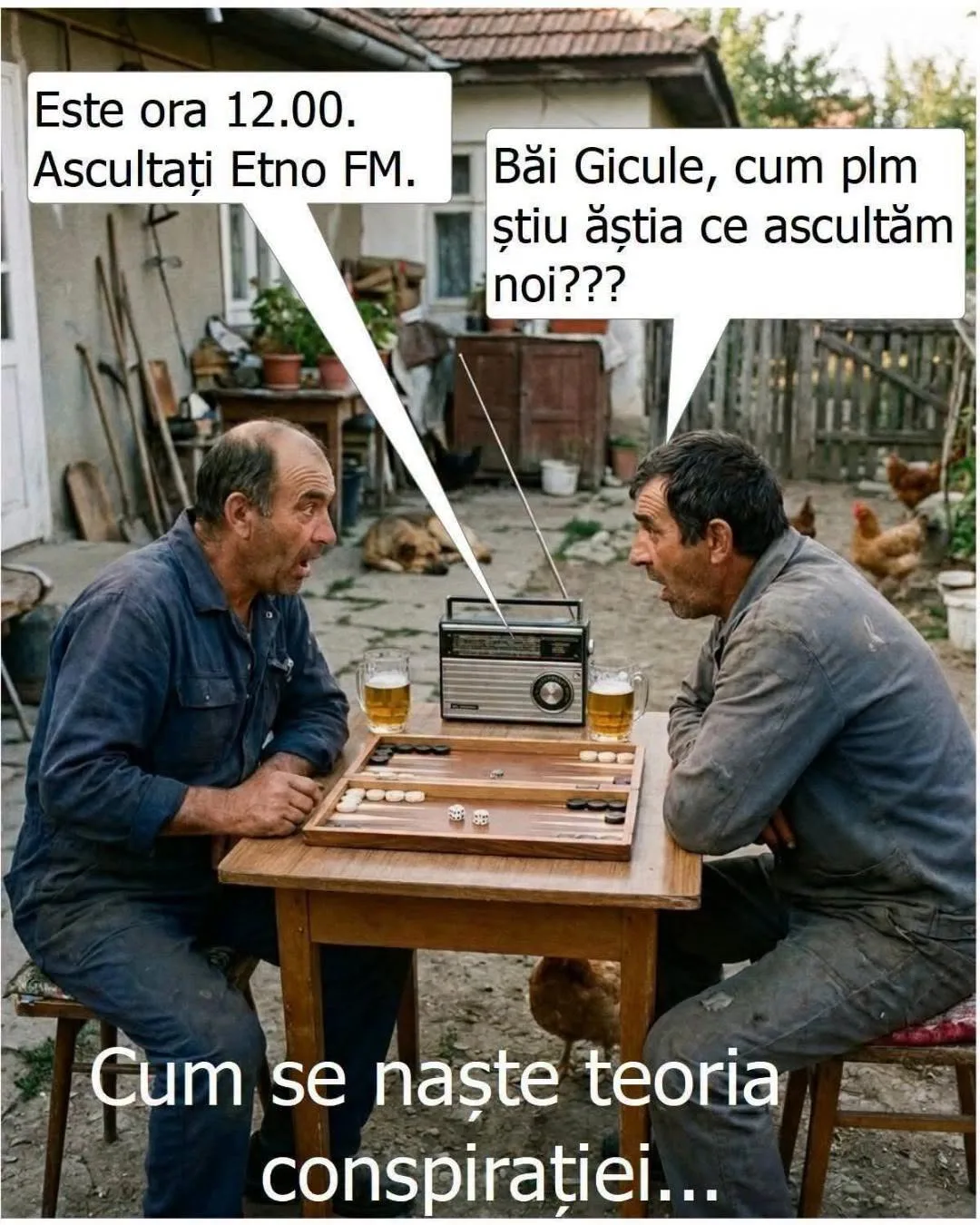 Cum se naște teoria conspirației...