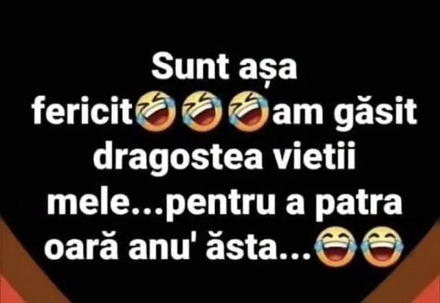 Sunt așa fericit am găsit dragostea vieții mele...