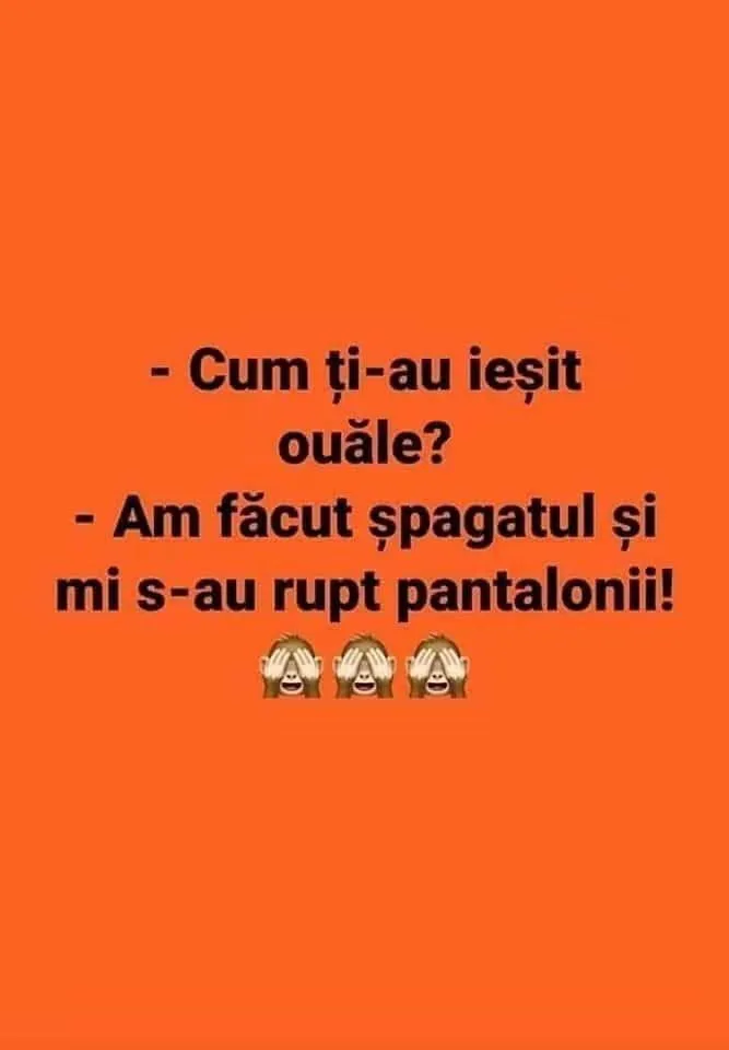 Cum ți-au ieșit ouăle?