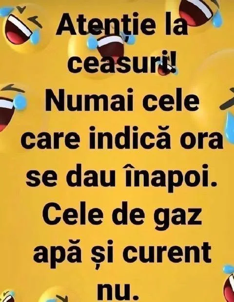 Atentie la ceasuri!