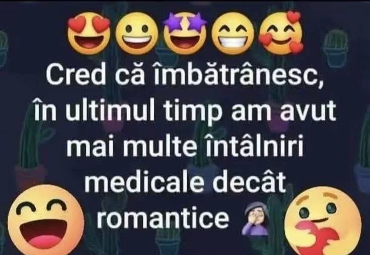 Cred că îmbătrânesc...