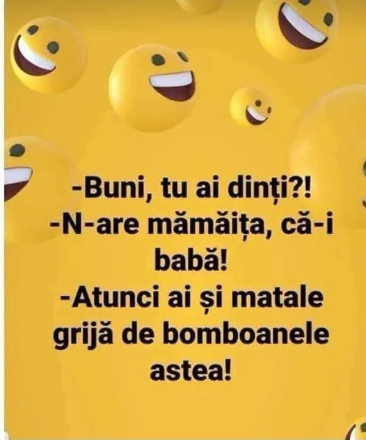 Buni, tu ai dinți?!