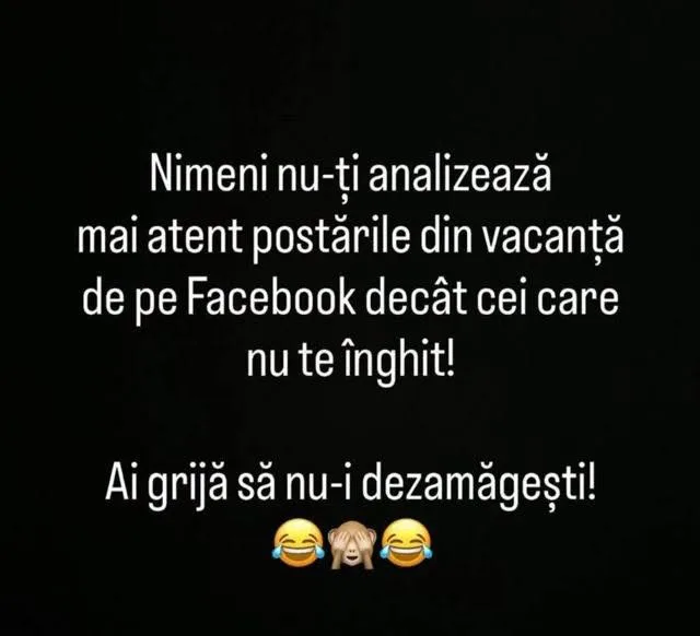 Nimeni nu-ți analizează mai atent postările din vacanță de pe Facebook...