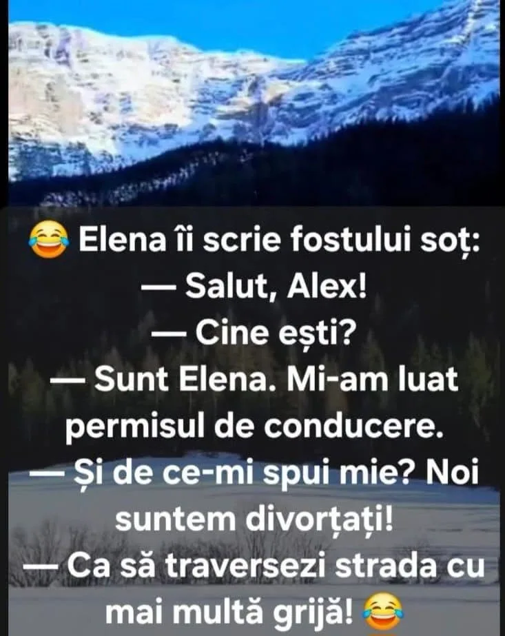 Elena îi scrie fostului soț...